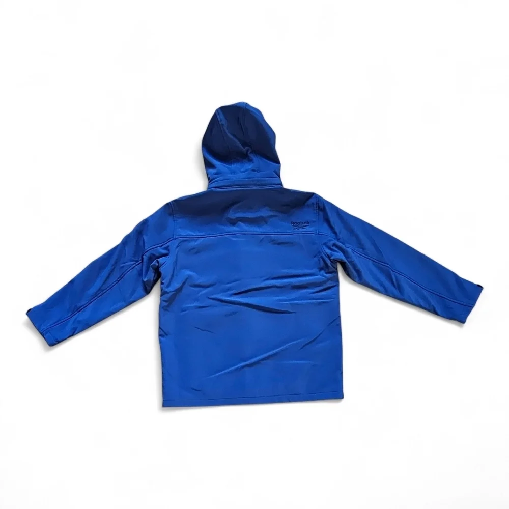 Reebok Youth Blue Hooded Softshell Jacket Size L (14/16)